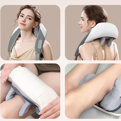Masajeador para cuello, hombros y espalda con calor terapéutico