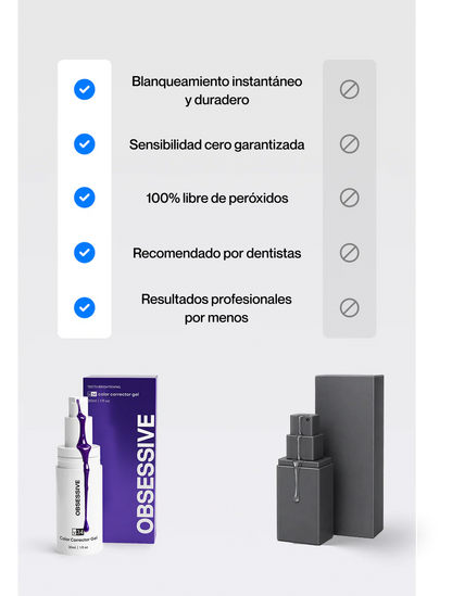 Blanqueador Dental V34 Whitebro – Neutralizador de Amarillo Instantáneo. 60ML