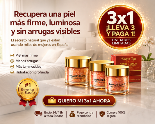 Crema AntiEdad Sangre de Dragón – Reafirma la Piel y Suaviza Arrugas