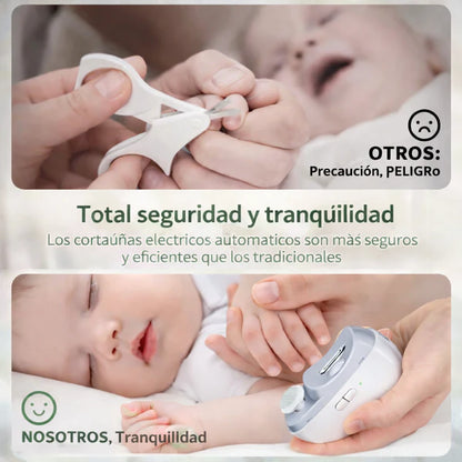 Cortaúñas y Pulidor Eléctrico 3 en 1™ Uñas perfectas en segundos, sin cortes ni esfuerzo.