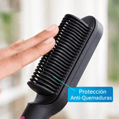Cepillo Alisador Cerámico 5 Temperaturas — Liso Perfecto en Casa