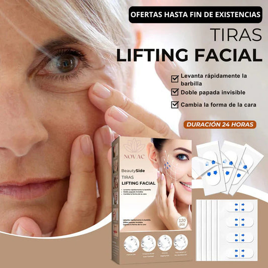 Tiras de lifting facial con efecto natural (PACK DE 40 UNIDADES)