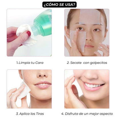 Tiras de lifting facial con efecto natural (PACK DE 40 UNIDADES)