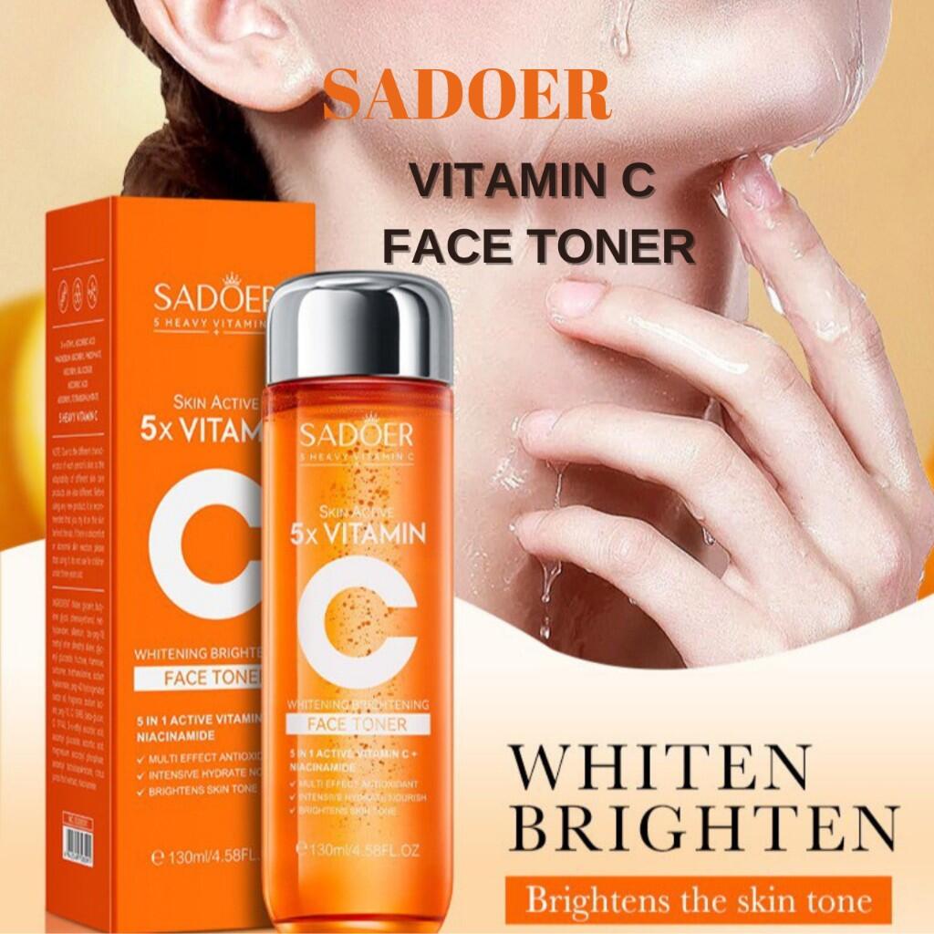 Loción Facial 5 en 1 con Vitamina C+ Activa – 130 ml | SADOER